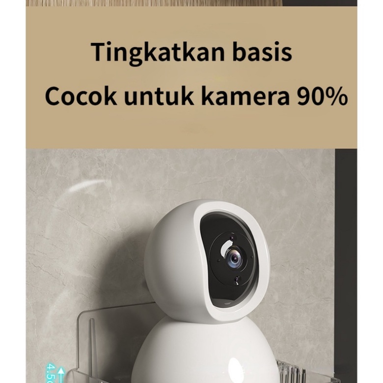 Rak Dinding Tempel Mi Home Security CCTV Wall Mount Bracket Holder Rak Mini Dinding Dudukan CCTV Kamera Serbaguna