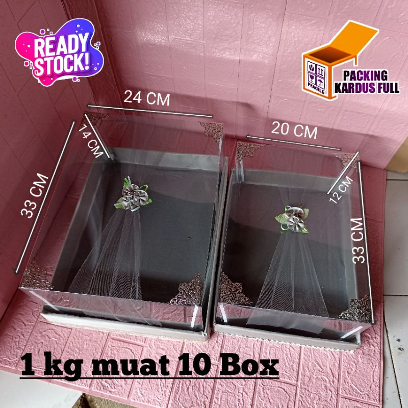 Box Kotak Seserahan Set Isi 3 Tempat Hantaran Pernikahan Termurah