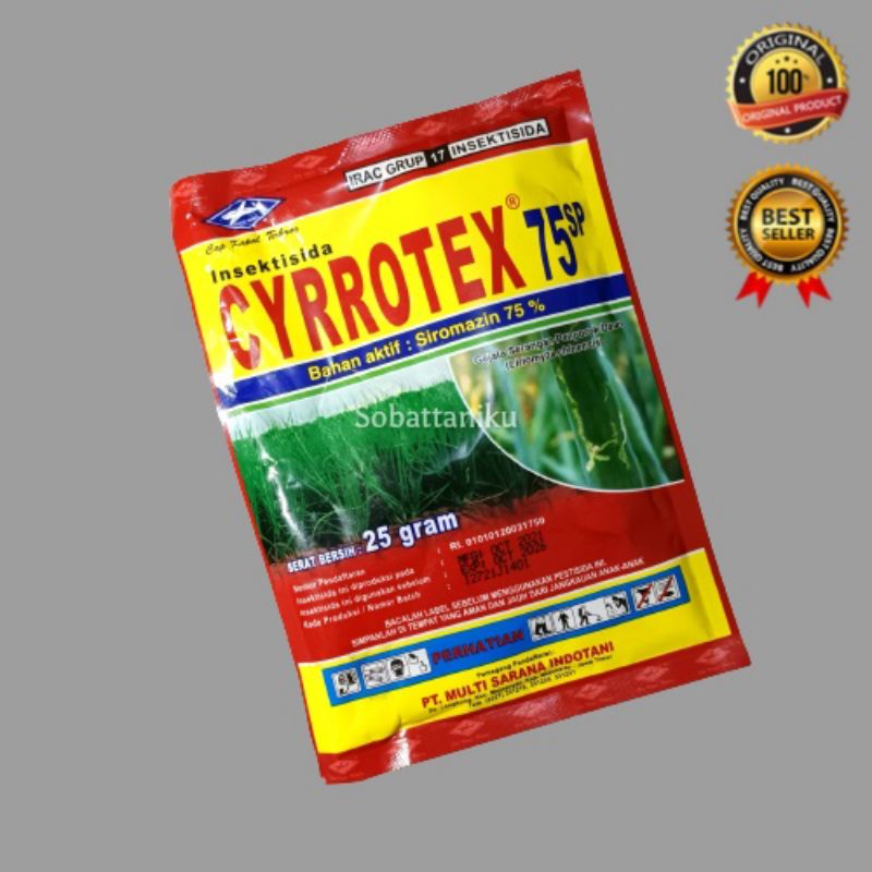 Insektisida Cyrrotex 75 SP 25 gram Siromazin 75% Cyrotex insektisida sirotek