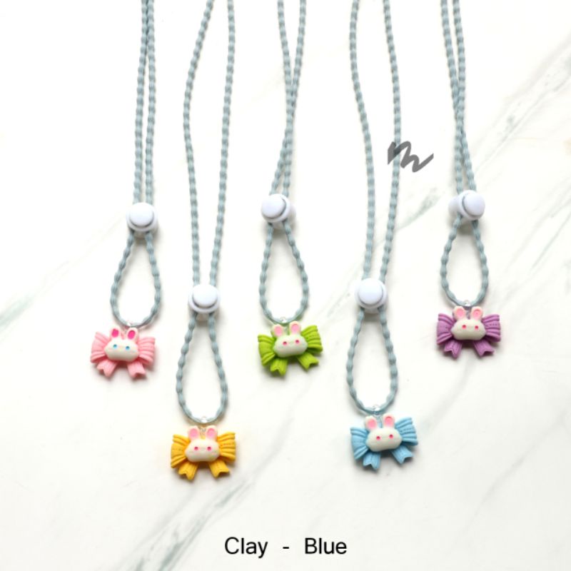 STRAP MASKER CLAY BLUE / STRAP MASKER CLAY / STRAP MASKER / TALI MASKER / PENGAIT MASKER / KALUNG MA