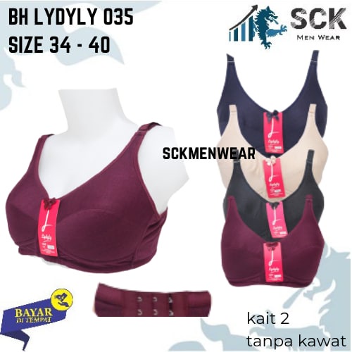 BH Ibu LYDYLY L-035 / BH Tanpa Kawat kaiit 2 Ukuran 34-40 / Pakaian Dalam Wanita - sckmenwear GROSIR