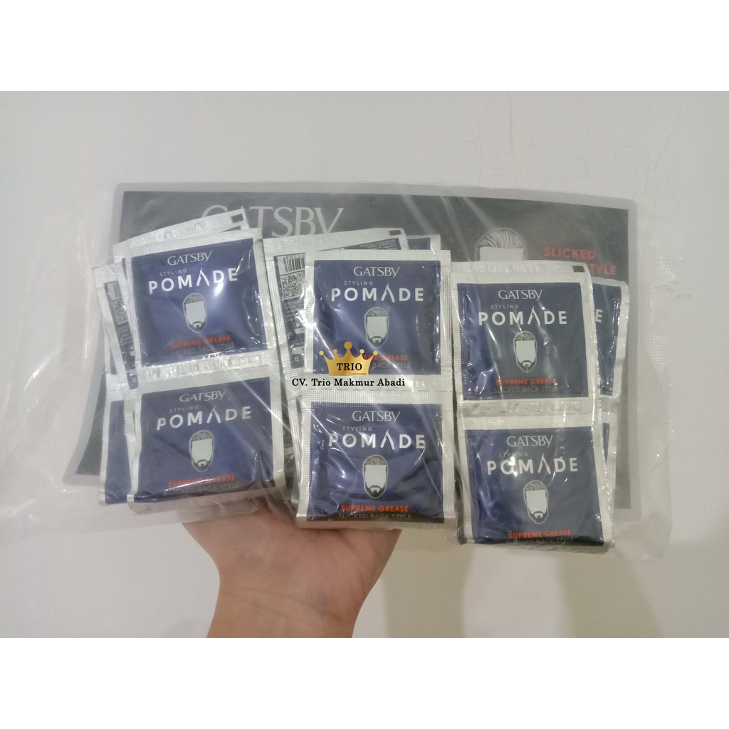 Gatsby Styling Pomade Silver Renteng