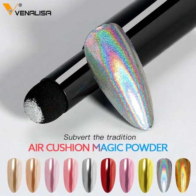 Nail Art Magic Powder Pen Venalisa Air cushion kutek nail art | glitter nail art | nail art powder | Pen Chrome