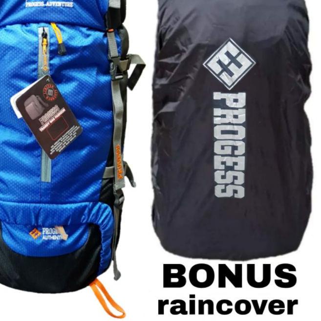 ➩ Tas Gunung 60 liter progess # Tas Tas Ransel Gunung 60l # Tas Hiking # Tas Carrier outdoor # Tas R