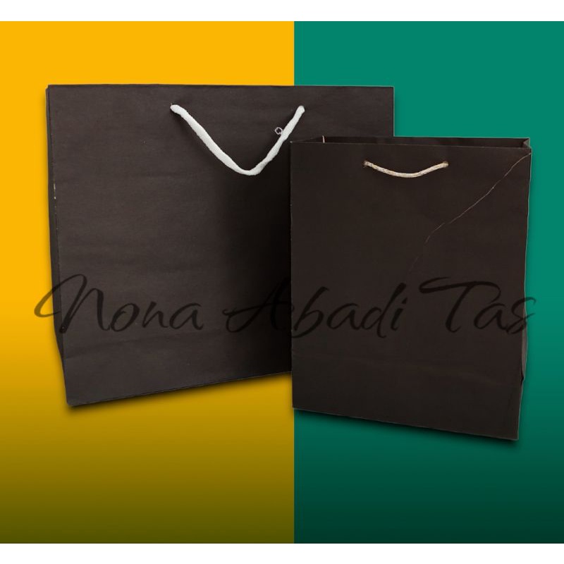 

Paperbag Hitam Polos / Tas Souvenir / Tas Kado / Tas Kue / Tas Oleh-oleh (Min. 12pcs)