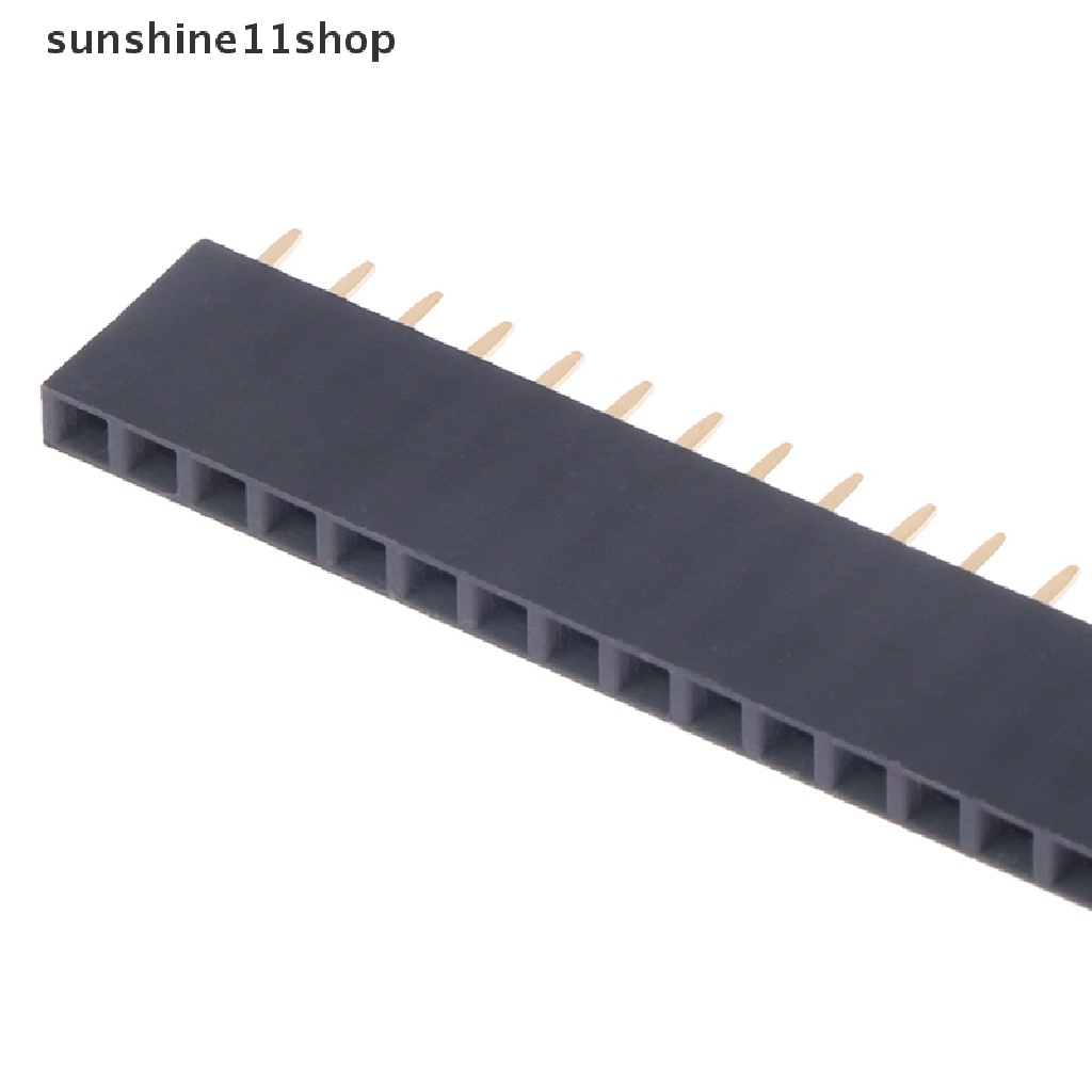 Sho 40pin 1x40 Baris Tunggal Female 2.54 pitch PCB JST Konektor Strip Untuk Arduino N