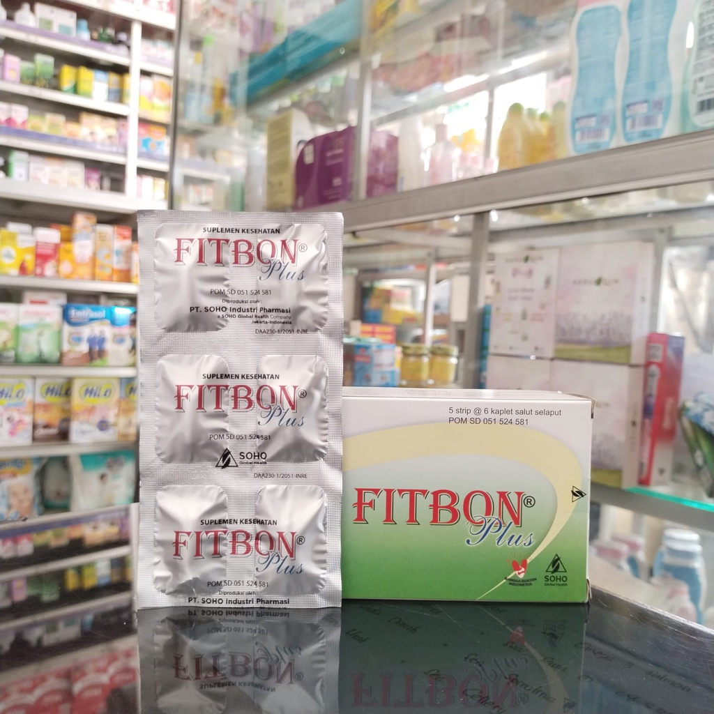 FITBON PLUS 1STRIP @6 KAPLET obat sendi