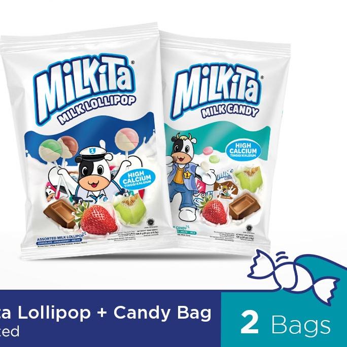 

☉ Milkita Lollipop dan Candy Bag Assorted Premium ✾