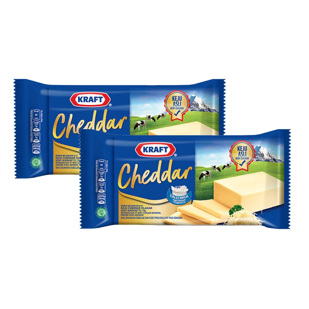 Kraft / Cheddar Cheese / Keju / 70g