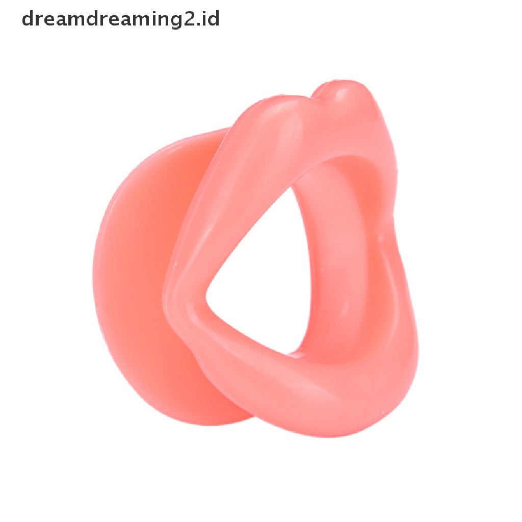 (dream) Silikon Anti Kusut Anti-Aging Wajah Lebih Ramping Latihan Otot Lip Trainer Gym.