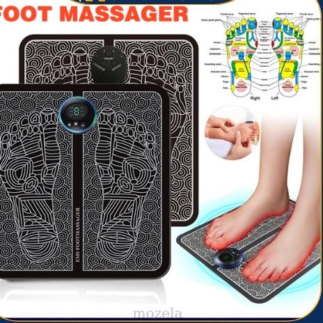 ✈ Pijat Kaki EMS Pad  USB Charging Mat Origianal Tikar Pijat Kaki Jepang EMS Foot Massager ۞