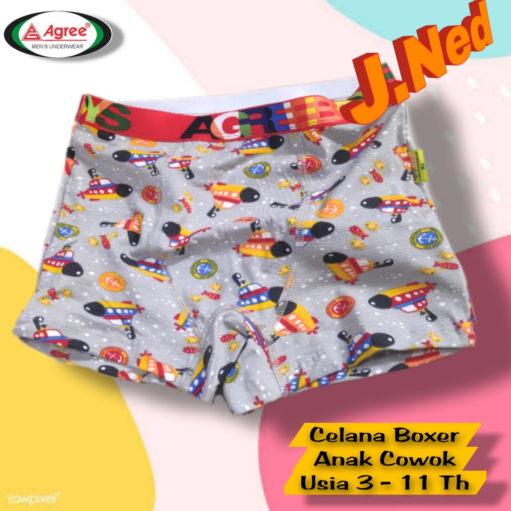 J609 CD BOXER ANAK COWOK AGREE BOYS BOXER ANAK ART A 501