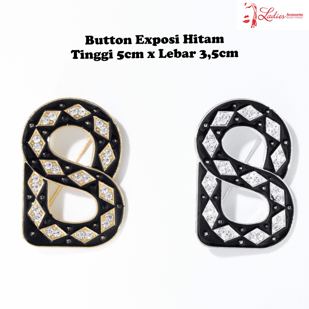 Bros Button / Hijab / Jilbab / Blazer / Kemeja / 5 Motif eksposi cat