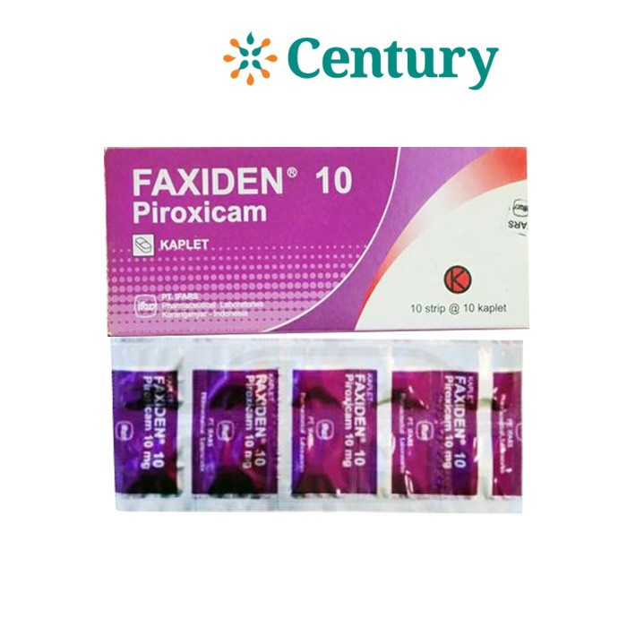 FAXIDEN 10 10 MG 1 STRIP @ 10 KAPLET