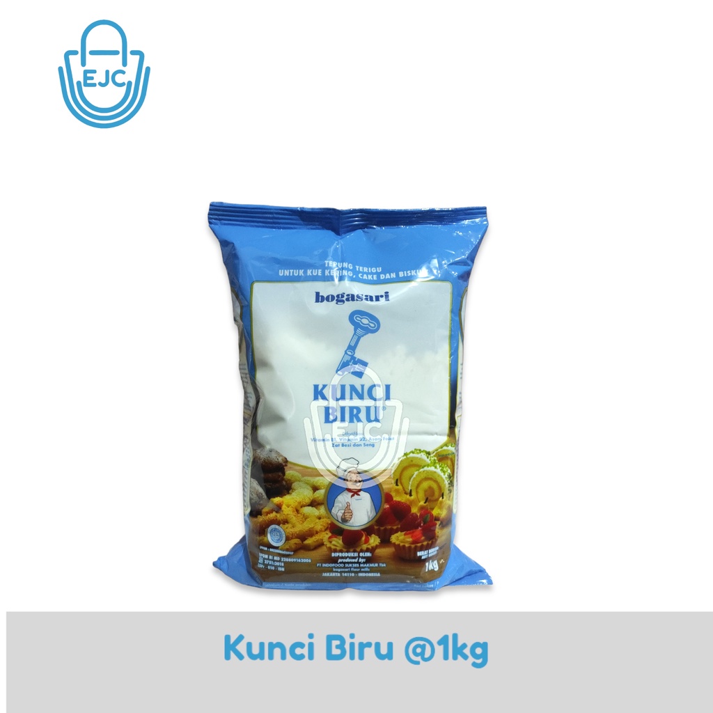 

[EJC] Tepung Terigu Serbaguna Bogasari Kunci Biru Premium 1kg
