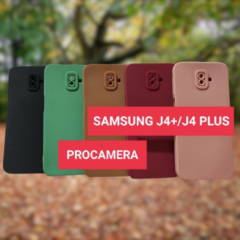SAMSUNG J4 PLUS CASE MACARON PROCAMERA SOFTCASE SLICON