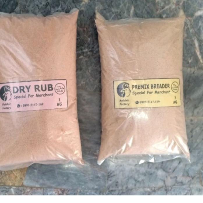 

✪ Bumbu Biang Fried Chicken 1kg : 20kg Tepung / Bumbu Premix Raichic / Bumbu Tepung Kentucky ♠