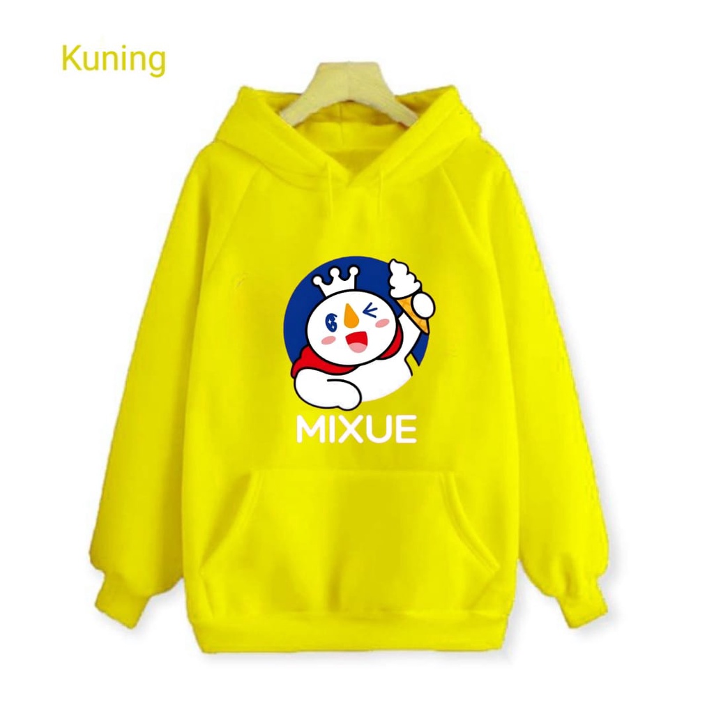 Hzl_outfit Hoodie Sweater Anak Uniseks MIXUE SIZE S M L XL