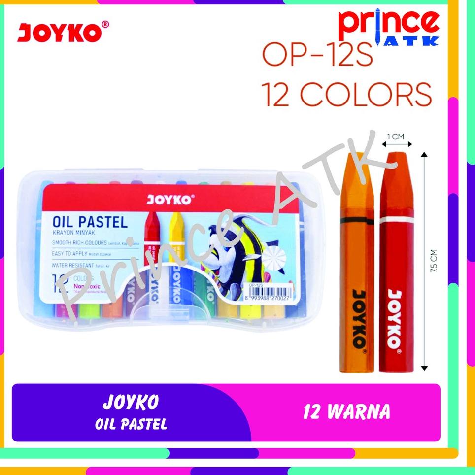 

G26 JOYKO OIL PASTEL / CRAYON JOYKO 12 WARNA SUPER LARIS ぼ