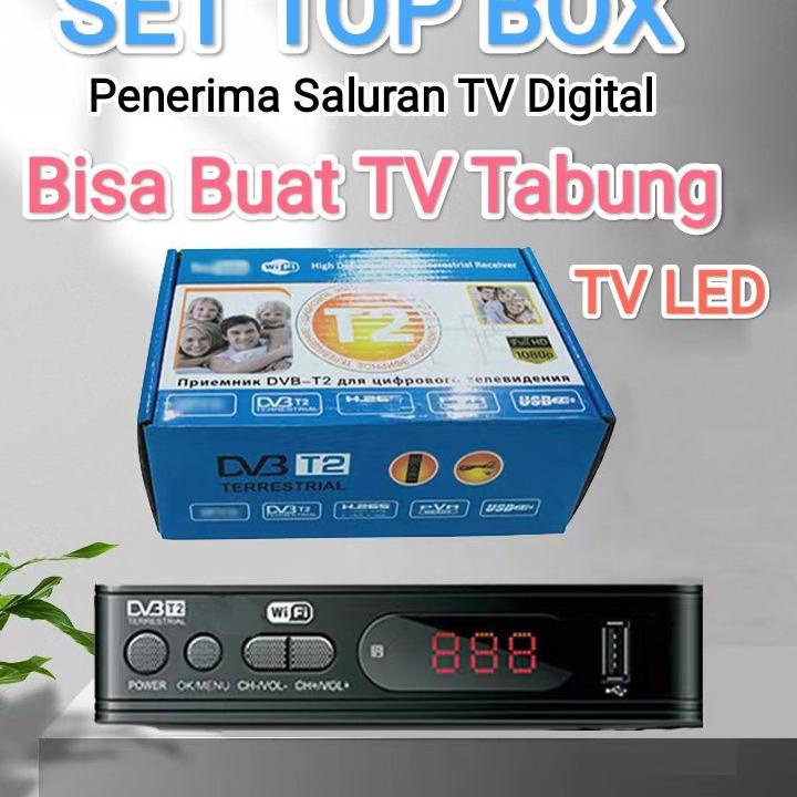 12.12 Promo Brand Set Top Box/STB DVB-T2 TV Digital Received Full HD Penerima Siaran Televisi Full H