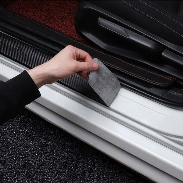 BAROKAH GAMIS Adesive Glue / Car Line Guard List Carbon Stiker Anti Lecet Lip Bumper