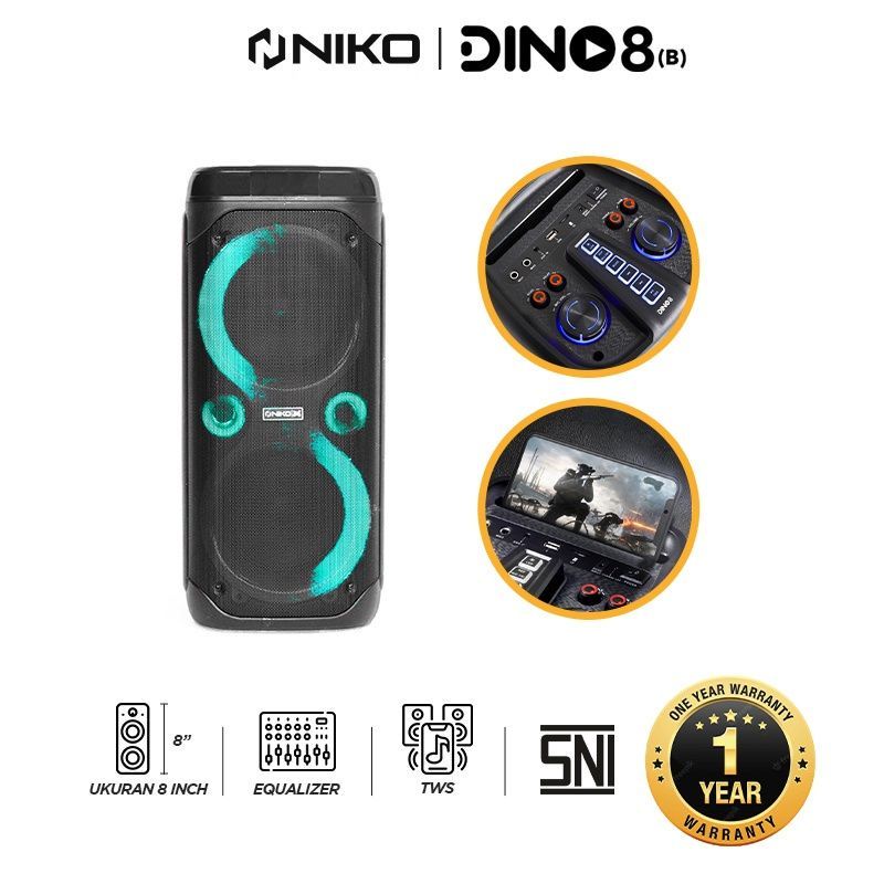 SPEAKER NIKO DINO 8B NIKO Speaker Trolley Dino 8 Series