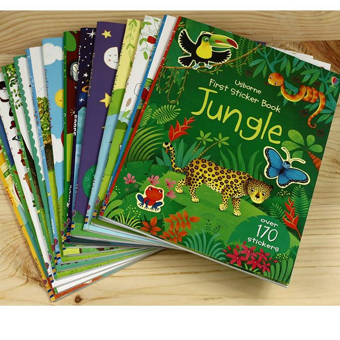 

CodeV1h1G [PART 2] USBORNE FIRST STICKER BOOK BUKU STIKER ANAK ANAK