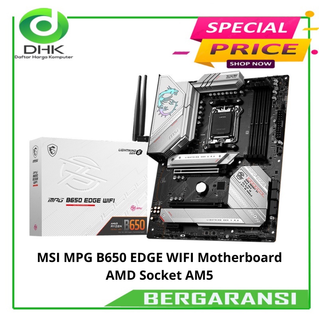 MSI MPG B650 EDGE WIFI Motherboard AMD Socket AM5