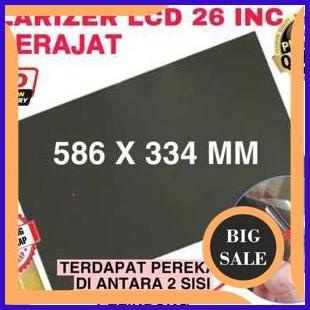 sparepart POLARIZER LCD 26 INC 45 DERAJAT POLARIZED POLARISER 26 INCH 586X334mm POLARIS 26