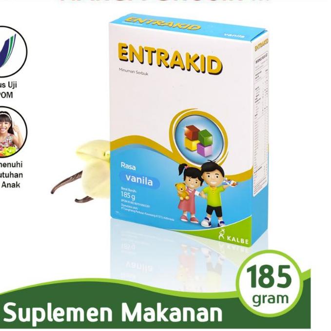 

✧ ENTRAKID VANILA COKLAT 185GR ANAK 1-5 TH ♦