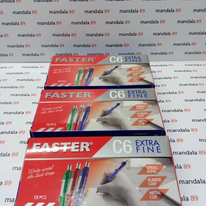 

BISA COD BOLPOINT FASTER C6 / CETEK / lusin