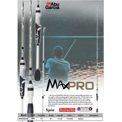JORAN ABU GARCIA MAX PRO SPIN 602 - SPINNING ROD