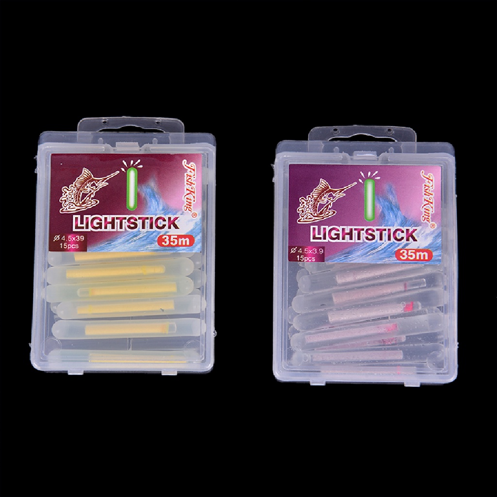 Ggg 15pcs Pelampung Pancing Lampu Neon Light Rod Glow Stick Fishing Tackle ID