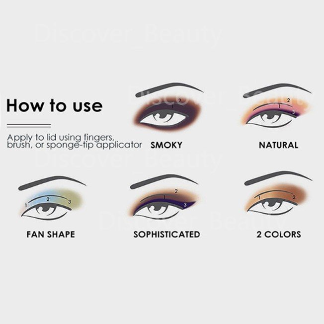 FOCALLURE EVERCHANGING / TROPICAL VACATION Eyeshadow Palette With Brush- 14 Colors