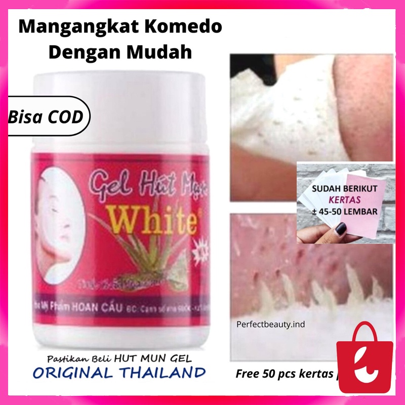 Masker Jerawat Komedo Hidung Hut Mun Gel Thailand Gel Pengangkat Komedo Hidung