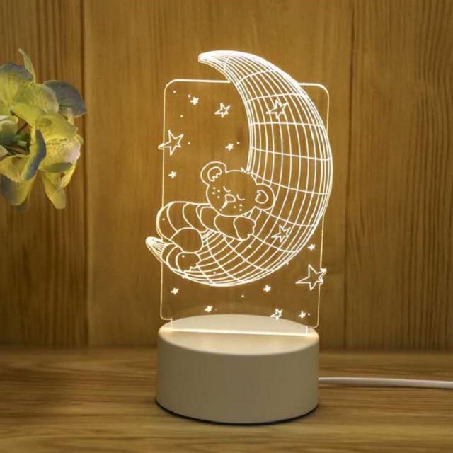 LAMPU HIAS LED 3D / LAMPU TIDUR HIAS 3 DIMENSI