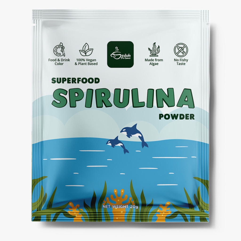 

Spirulina Superfood Powder - Bubuk Spirulina Organic Food Grade | Masker Bubuk Spirulina Organic