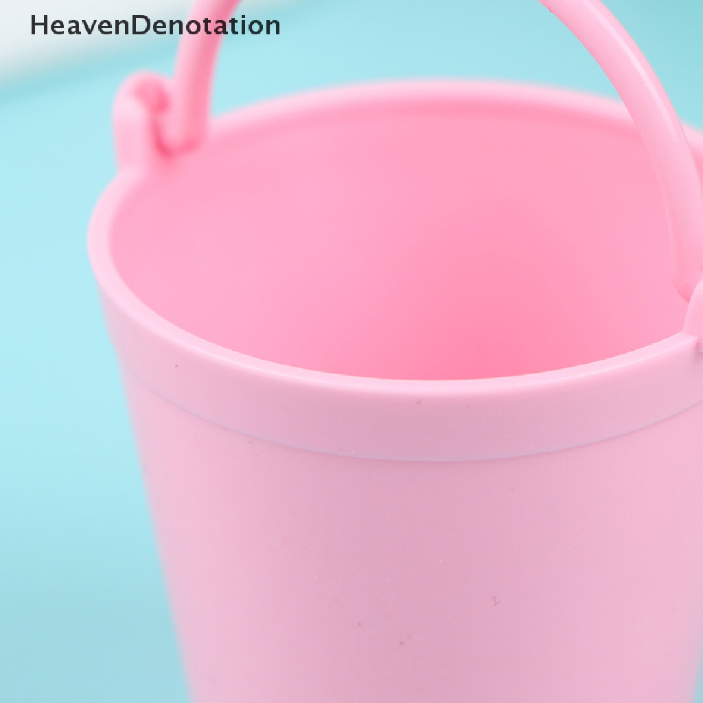 [HeavenDenotation] 4Pcs 1: 12 Mini Cute Buckets Decoration Miniature Toy Doll Food Kitchen Living HDV