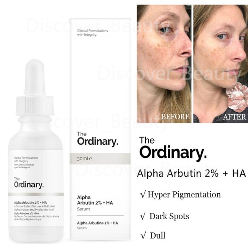 The Ordinary Alpha Arbutin 2% + HA 30ml Concentrated Whitening Face Serum