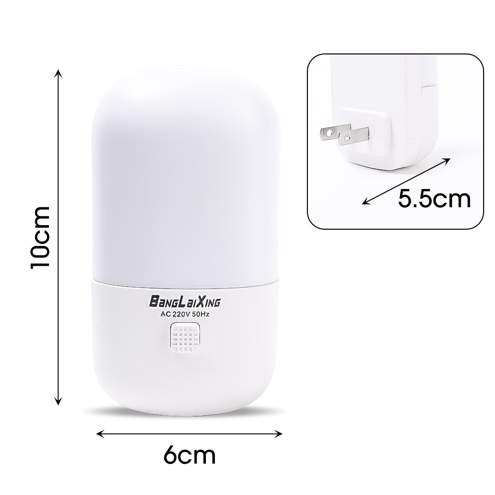 Lampu Baca Pelindung Mata Hemat Energi Cahaya Lembut Dua Warna Dapat Disesuaikan Standar As Kreatif Lampu Tidur Plug-in LED Socket Lamp Lampu Malam Rumah Kamar Tidur Pencahayaan Samping Tempat Tidur