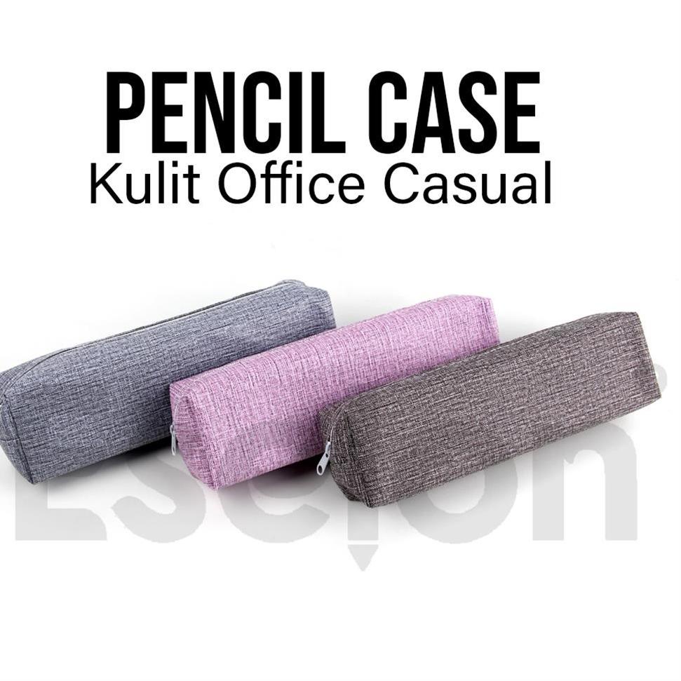 

T21 Tempat Pensil Kain Polos Office 3143 / kotak pensil kain PRODUK KEREN ㅾ