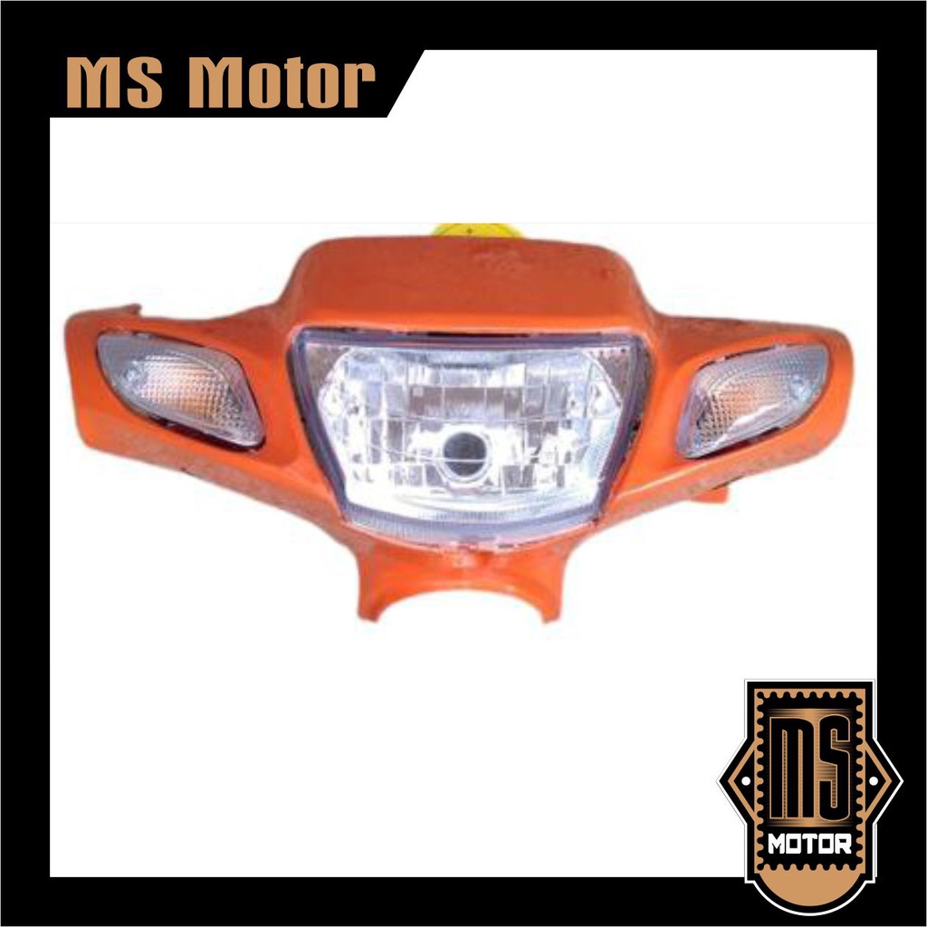 batok f1zr / batok depan fiz r set lampu warna OREN