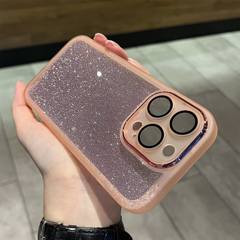 Casing Glitter Mewah Untuk IPhone 14 Pro Max14 Plus 13 12 Pro Max Soft TPU casing Shockproof Pelindung Kamera casing Ponsel Transparan