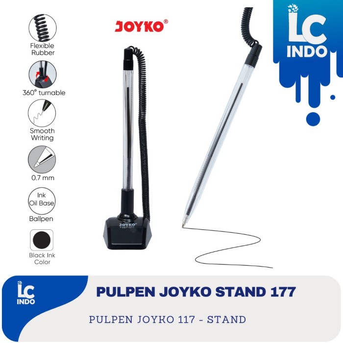 

Pulpen joyko stand ballpoint / Pulpen kasir Joyko 177