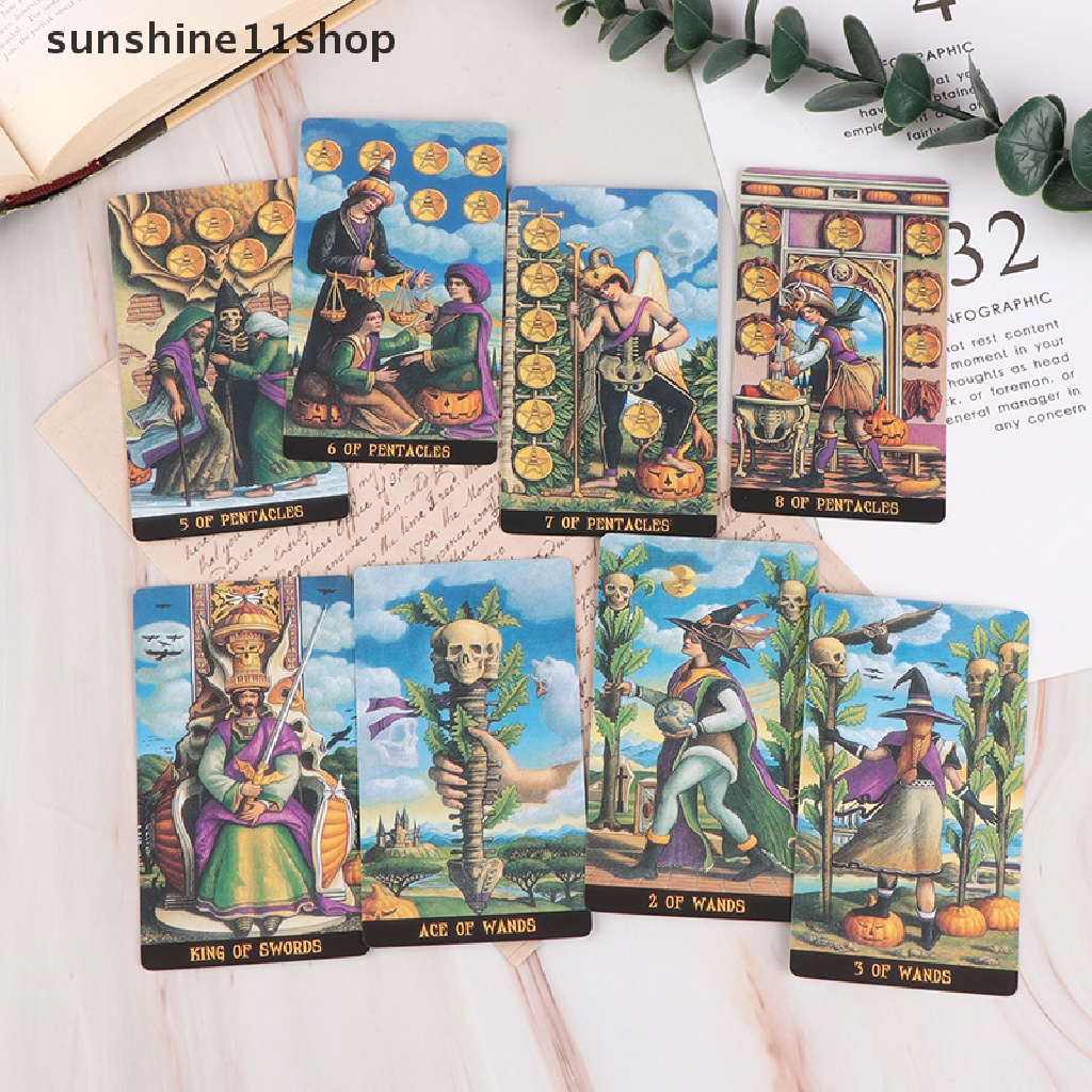 Sho 1Box Kartu Tarot Deck Misterius Tarot Board Game Permainan Ramalan Astroy N