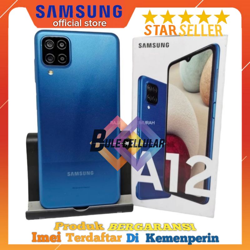 SAMSUNG GALAXY A12 6/128GB • 4/128GB ORIGINAL SAMSUNG SEIN BERGARANSI FULLSET