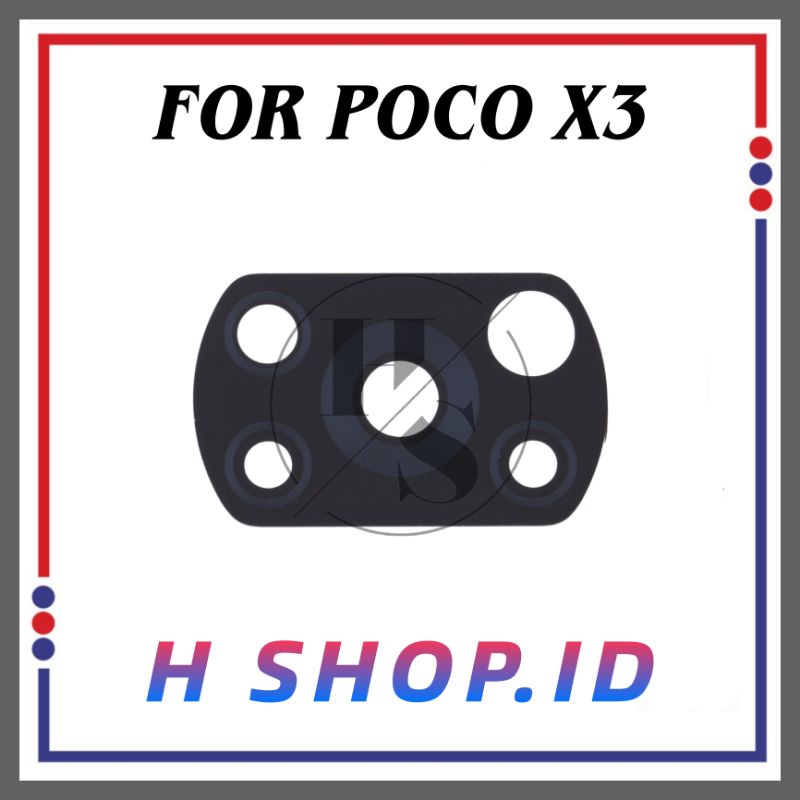 Lensa Kamera Kaca Kamera Belakang Xiaomi Poco X3 / X3 Pro
