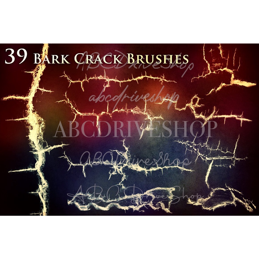 Procreate Brush - 39 Crack Brushes