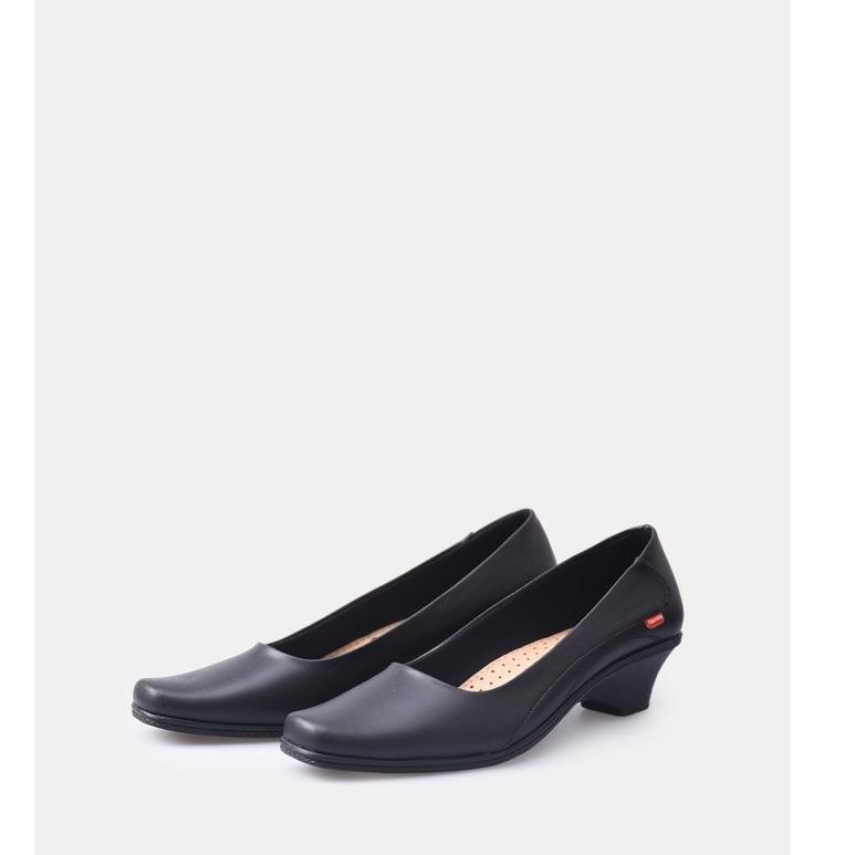 STOK TERBATAS Fleurette | Sepatu Kerja Pantofel Wanita | 8665 Hitam