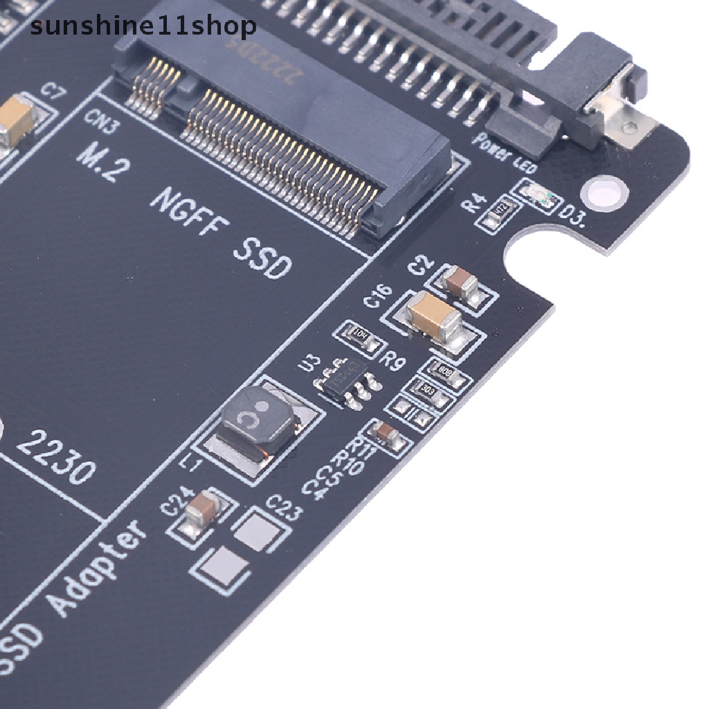 Sho SATA3 to M.2 NGFF MSATA Adapter SSD Riser Board Untuk Laptop Converter Card N